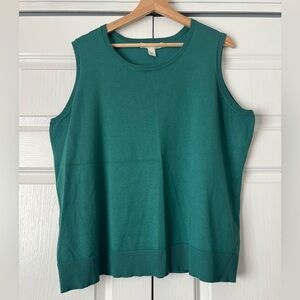 Emaline Women’s Teal Sleeveless Top (size 2X)